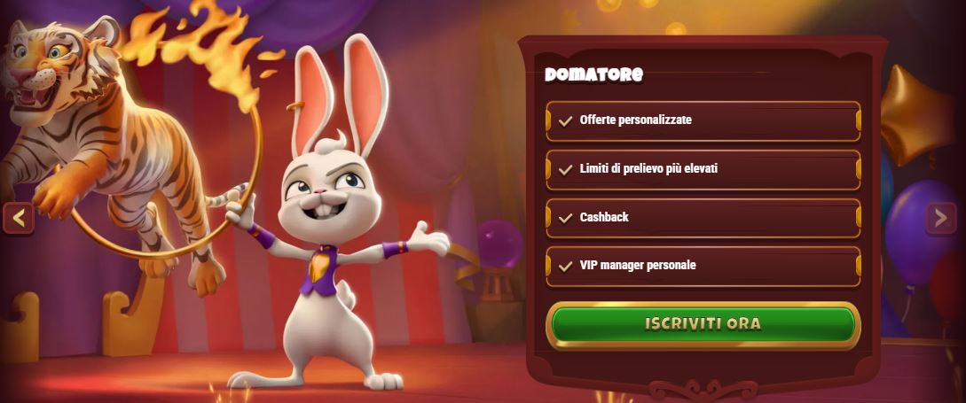 Vantaggi del programma VIP di Magius Casino